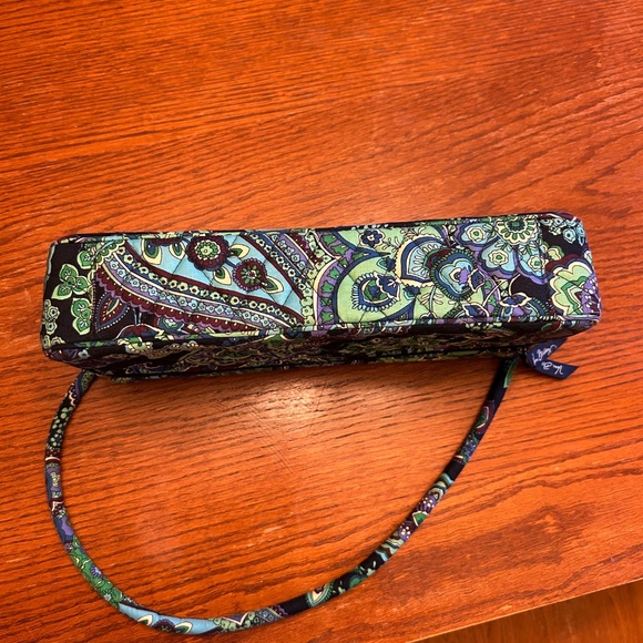 Vera Bradley Satchel Women's Purse Retired Blue Rhaposdy Print 09‎ Ex Condition - Picture 4 of 13